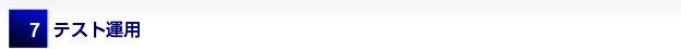 7 テスト運用
