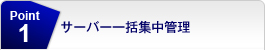 サーバー一括集中管理